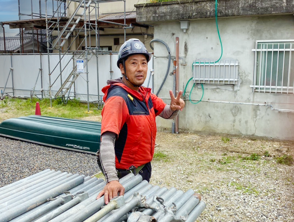 工事現場の従業員